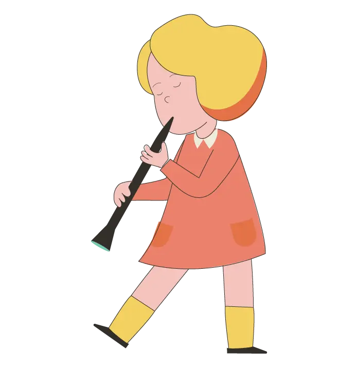 Klarinett illustrasjon – Korpshåndboka for skolekorps